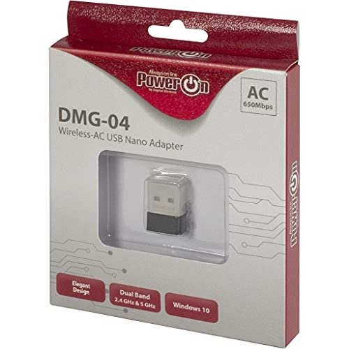 Inter-Tech PowerOn DMG-04, 2.4GHz/5GHz WLAN, USB-A 2.0 (88888151)