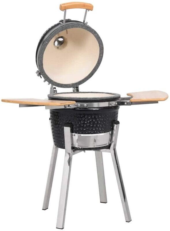vidaXL Kamado-Grill 81cm schwarz (41721)