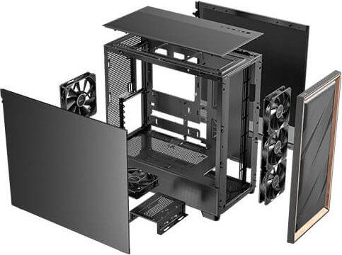 Antec Flux SE, schwarz/braun (0-761345-10177-6)