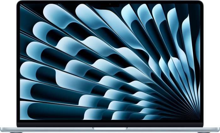 Apple MacBook Air 15", Sky Blue, M4 - 10 Core CPU / 10 Core GPU, 24GB RAM, 2TB SSD, DE ([2025 / Z1HD / Z1HE / Z1HF])