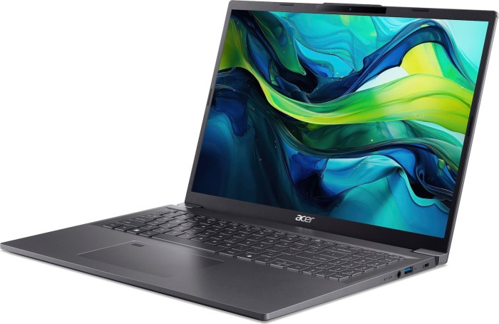 Acer Aspire 16 A16-71M-77HE, Steel Gray, Core Ultra 7 155H, 16GB RAM, 512GB SSD, DE (NX.J5LEG.001)