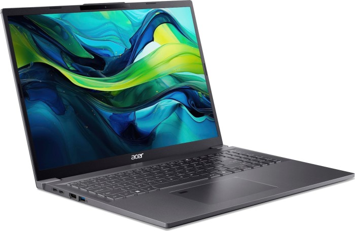 Acer Aspire 16 A16-71M-77HE, Steel Gray, Core Ultra 7 155H, 16GB RAM, 512GB SSD, DE (NX.J5LEG.001)