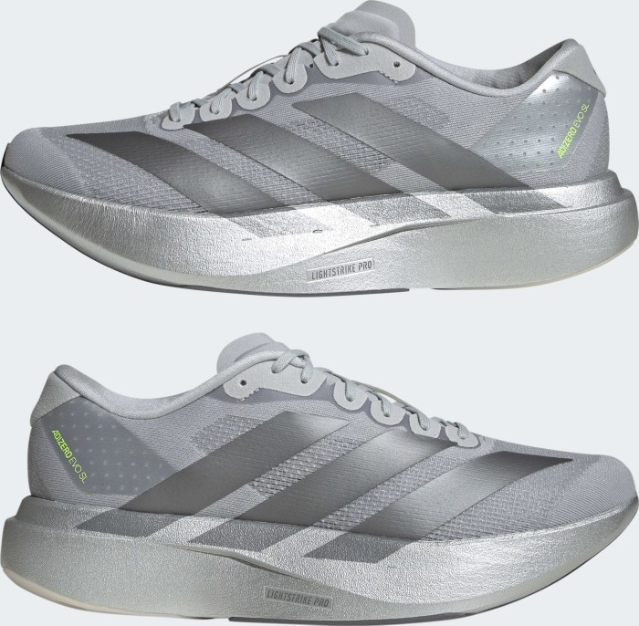 adidas Adizero Evo SL silver metallic/iron metallic/halo silver (Herren) (JR3419)