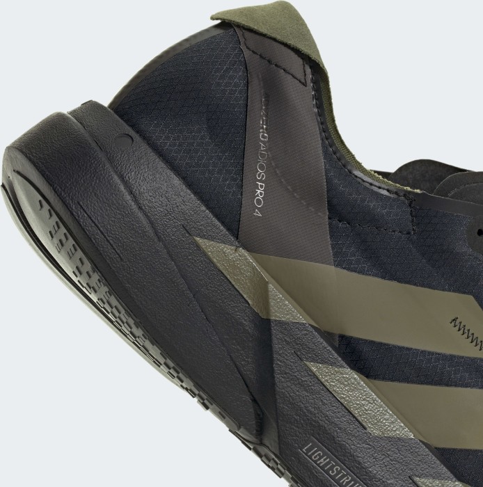 adidas Adizero Adios Pro 4 core black/focus olive/charcoal (Herren) (JP6314)