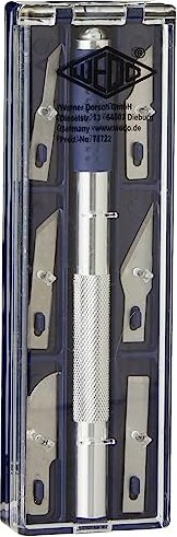 Wedo Soft-Grip scalpel set, 6-piece (78.722)