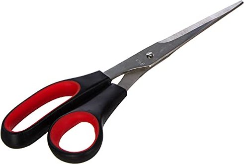 Wedo multi purpose scissor 21cm, left hander, black/red (976 81)