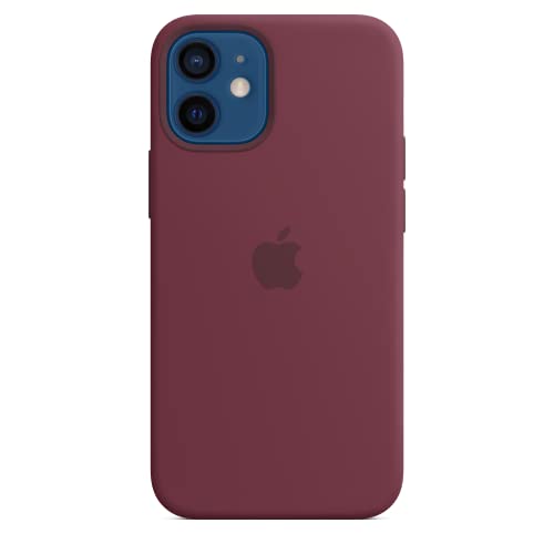 Apple iPhone 12 mini Silicone Case with MagSafe Plum (MHKQ3ZM/A)