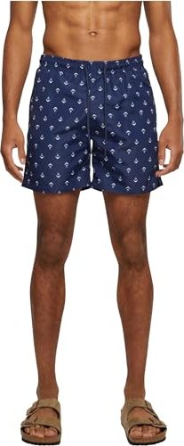 Urban Classics Pattern Badeshorts anchor/navy (Herren) (TB2679-01694)