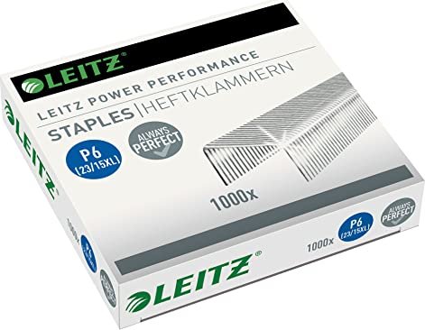 Leitz Power Performance P6 23/15XL printer staples, 1000 pieces (55790000)