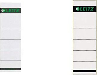 Leitz spine labels for Standard-/hardboard folder short/wide, grey (16420085)
