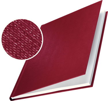 Leitz Buchbindemappe impressBIND A4 Hardcover, 7.0mm, bordeaux, 10er-Pack (73910028)