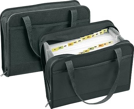 Veloflex Office A4 Fächertasche, black (4446880)