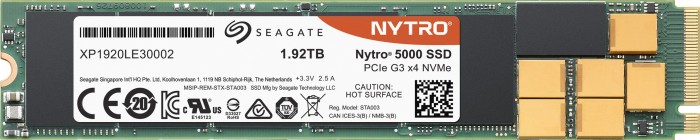Seagate Nytro 5000 - Read-Intensive 0.3DWPD 1.92TB, M.2 22110 / M-Key / PCIe 3.0 x4 (XP1920LE30002)