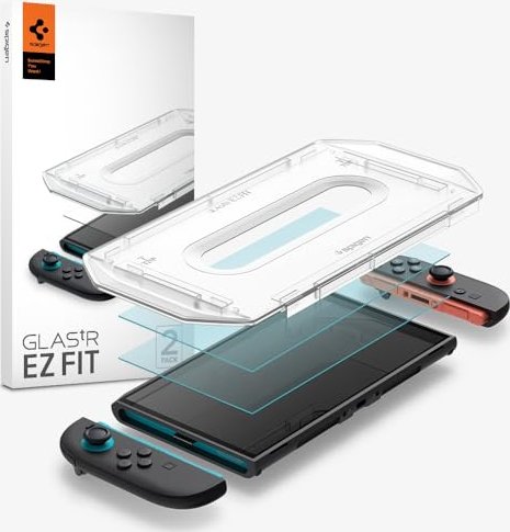 Spigen glass.tR EZ Fit screen protector (switch 2) (AGL09111)