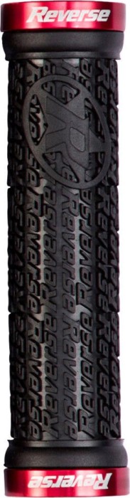 Reverse Stamp 30mm grips black/red (30640)