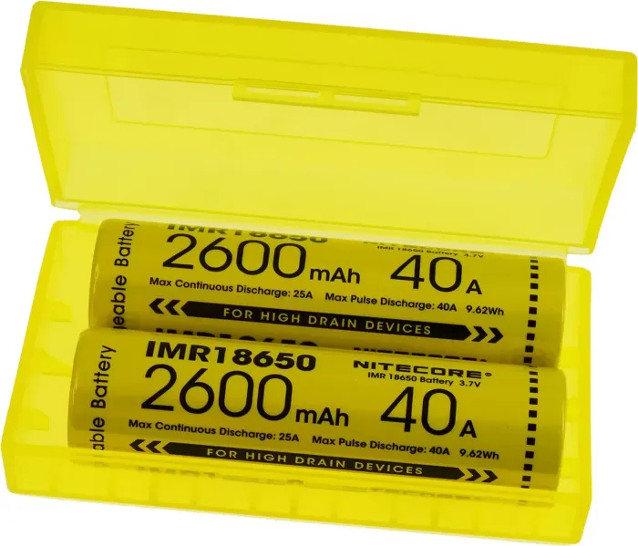 Nitecore IMR18650 40A Li-Ion 18650 2600mAh
