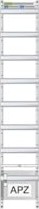 Schneider Electric ABN Verteilerfeld 1V 1APZ 250x300mm (VA19)