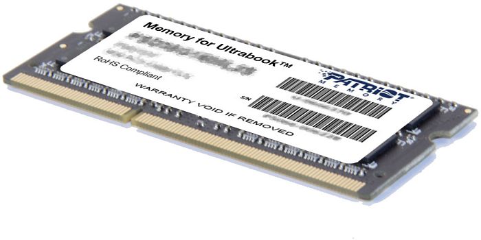 Patriot Signature Line SO-DIMM 4GB, DDR3L-1600, CL11 (PSD34G1600L81S)