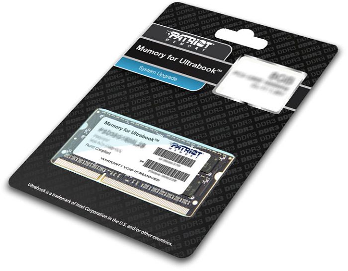 Patriot Signature Line SO-DIMM 4GB, DDR3L-1600, CL11 (PSD34G1600L81S)