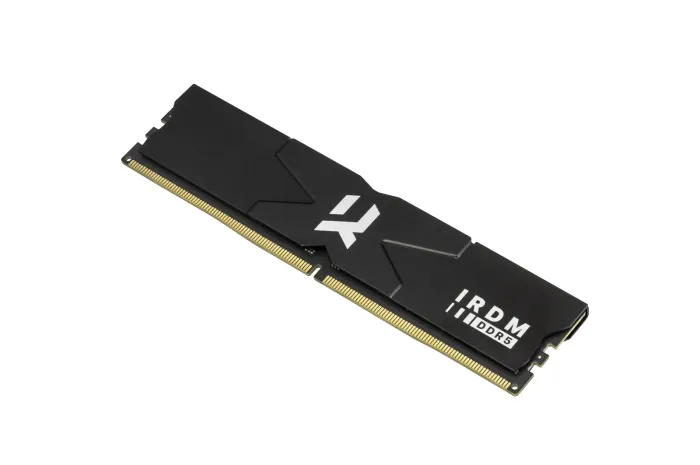 goodram IRDM BLACK SILVER DIMM Kit 32GB, DDR5-6400, CL32-38-38-78, on-die ECC (IR-6400D564L32S/32GDC)