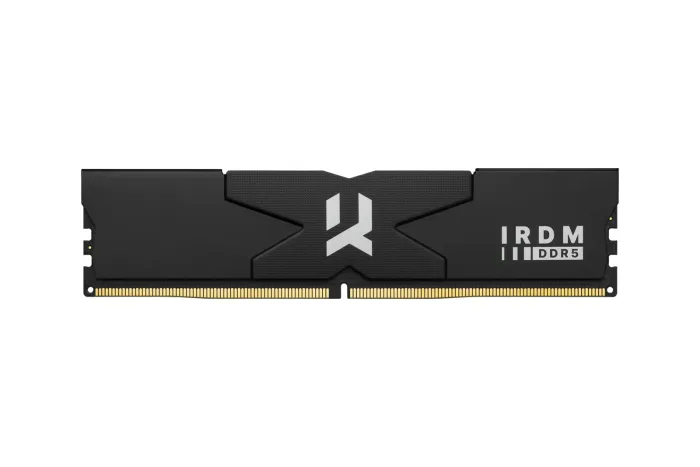 goodram IRDM BLACK SILVER DIMM Kit 32GB, DDR5-6400, CL32-38-38-78, on-die ECC (IR-6400D564L32S/32GDC)