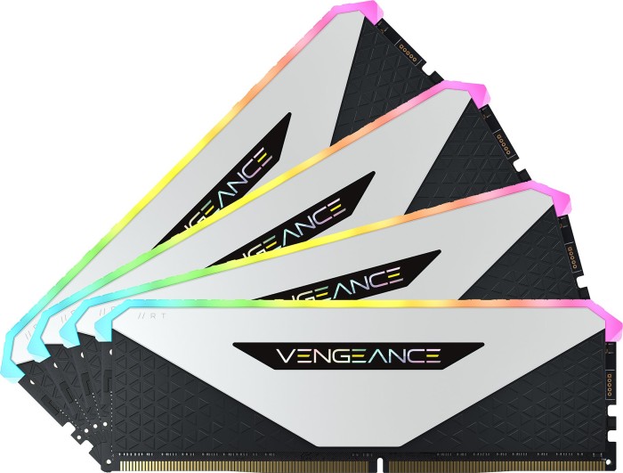 Corsair Vengeance RGB RT White DIMM Kit 64GB, DDR4-3200, CL16-20-20-38 (CMN64GX4M4Z3200C16W)