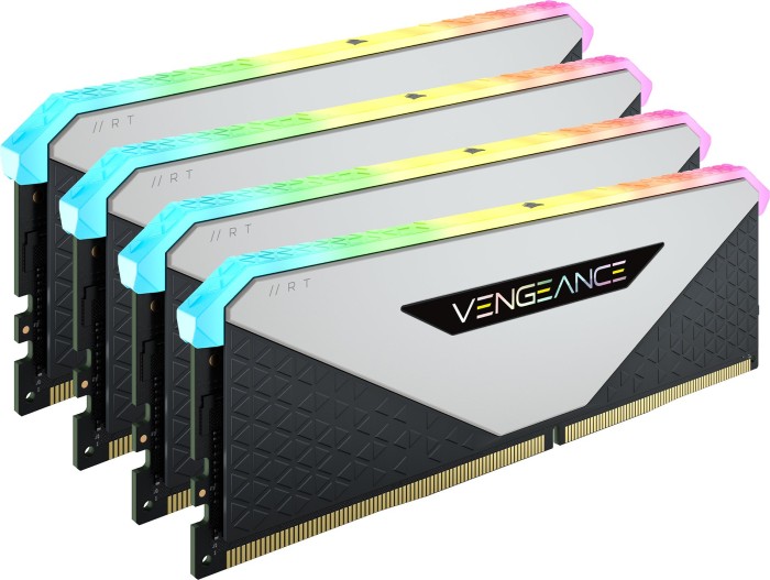 Corsair Vengeance RGB RT White DIMM Kit 64GB, DDR4-3200, CL16-20-20-38 (CMN64GX4M4Z3200C16W)